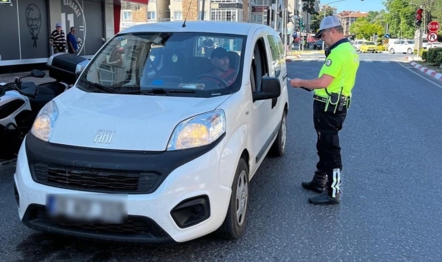 Lüleburgaz'da trafik denetimi: 120 araca ceza