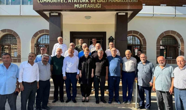 Mahalle Muhtarlarından Milletvekili Ölmeztoprak'a teşekkür