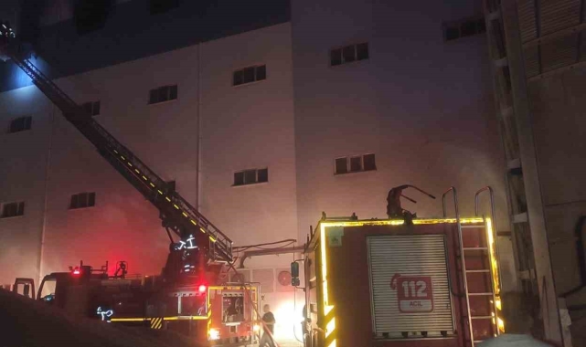 Mardin'de un fabrikasında yangın