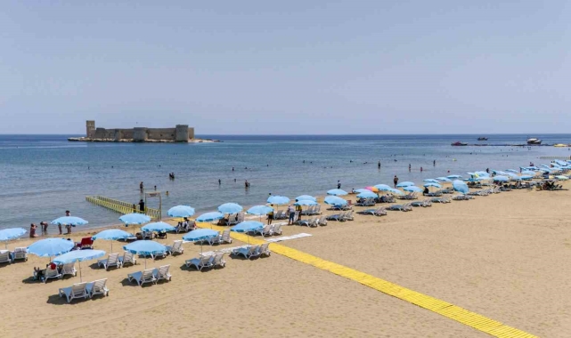 Mersin'de halk plajları yaz sezonuna hazır