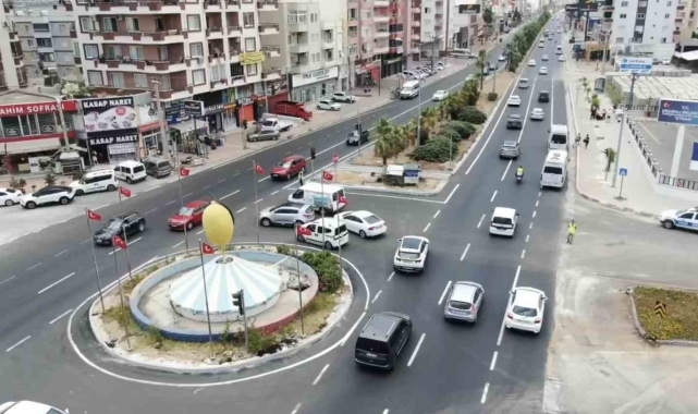 Mersin'de tatil beldelerinde trafik denetimleri sürüyor