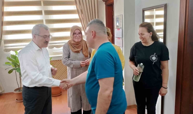 Muğla İl Müftülüğü personeli geleneksel bayramlaşmada bir araya geldi