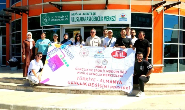 Muğlalı gençler Türkiye-Almanya gençlik değişimi ile Frankfurt'ta