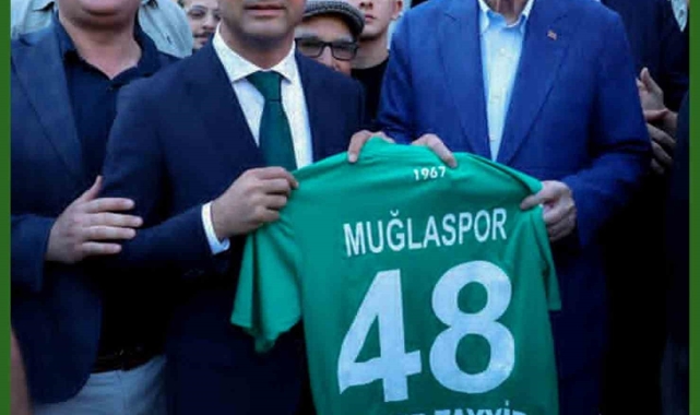 Muğlaspor Kulüp Başkanı Kıyanç'tan Cumhurbaşkanı Erdoğan'a Ziyaret