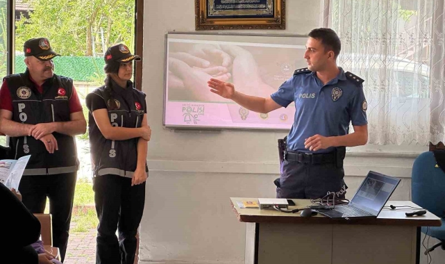 Narko Polislerinden annelere eğitim