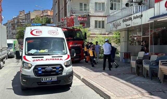 Niğde'de bir evde çıkan yangın paniğe neden oldu