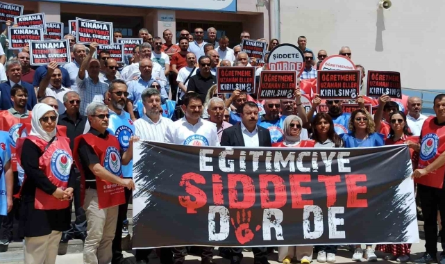 Öğrenci velisinin zincirle darp ettiği okul müdürü ve hizmetli konuştu