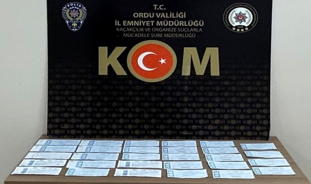 Ordu'da tefecilik operasyonunda 1 şüpheli tutuklandı