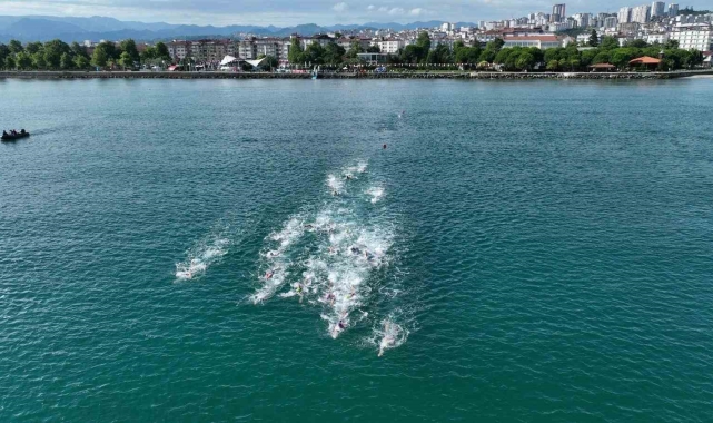 Ordu'da triatlon heyecanı başladı