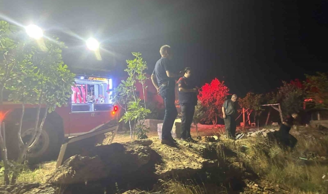 Ormanlık alandaki yangın 4 saatte söndürüldü