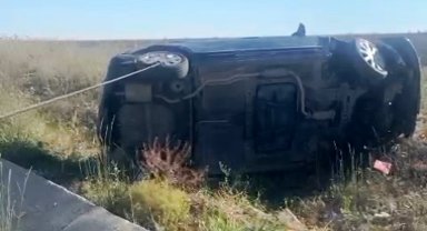 Otomobil şarampole devrildi: 4 yaralı