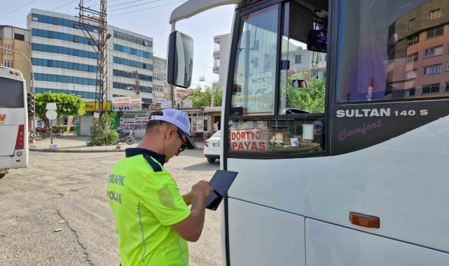 Payas'ta Kurban Bayramı öncesi trafik denetimi