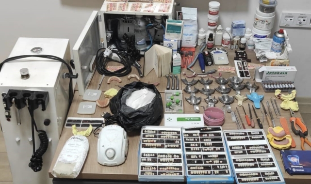 Polis baskın yaptığı adreste adeta 'şok' geçirdi