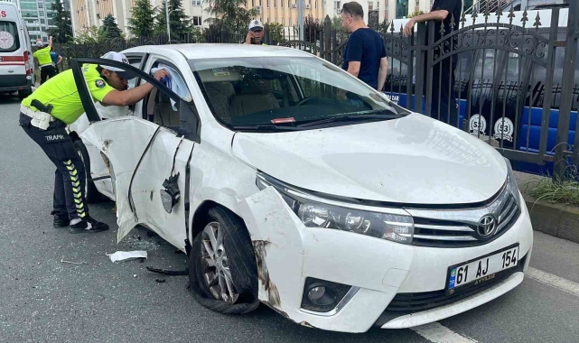 Rize'de trafik kazası: 3 yaralı