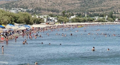 Sahillere akın ettiler