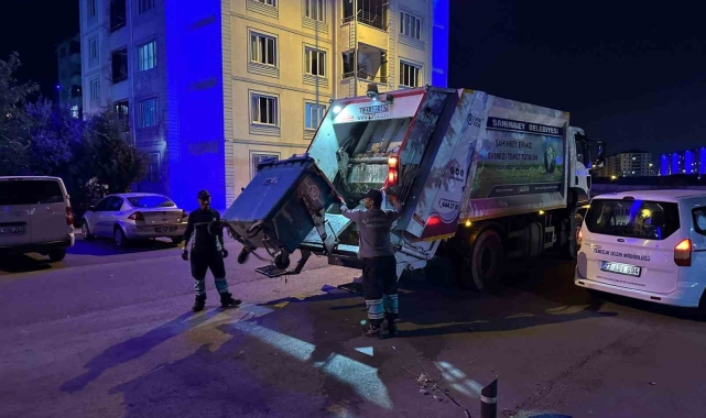 Şahinbey'de temizlik işleri ekipleri, bayram boyunca görev başındaydı