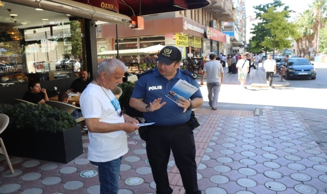 Samsun'da polis boğulma vakalarının önlenmesi için bilgilendirme yaptı
