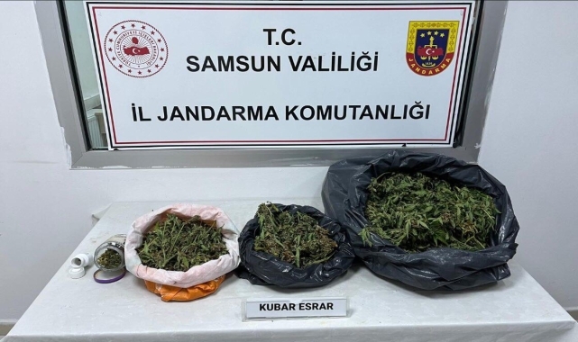Samsun'da uyuşturucu operasyonunda 1 kişi yakalandı