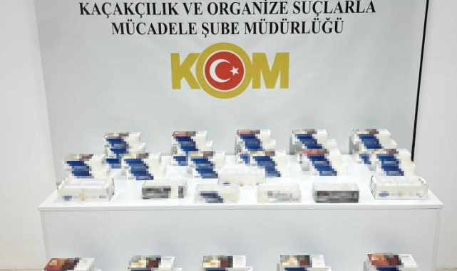 Samsun'da 11 bin 760 adet makaron ele geçirildi