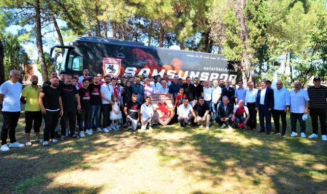 Samsunspor'da geleneksel bayramlaşma töreni yapıldı