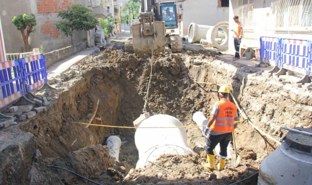 SASKİ'den İlkadım'da altyapı çalışması