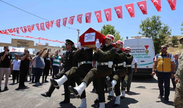 Şehit Piyade Astsubay Çavuş Mehmet Ali Horoz son yolculuğuna uğurlandı