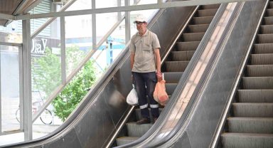 Şehitler ve Gaziler Yaya Üst Geçidi artık çalışıyor