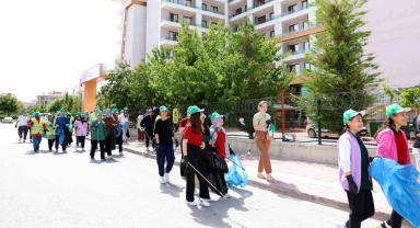 Selçuklu Belediyesi'nden Çevre Haftası'nda temizlik etkinliği