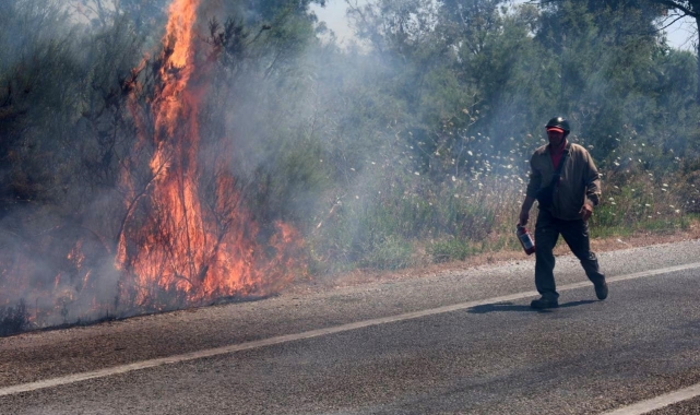 Selçuk&#039;ta bir yangın daha: İlk müdahale vatandaşlardan