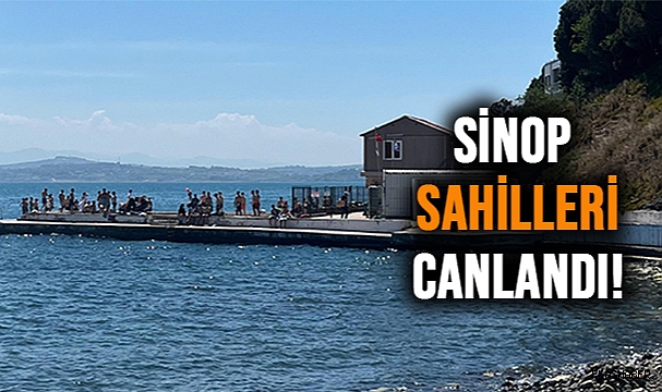 SICAK HAVADAN BUNALAN DENİZE KOŞTU!