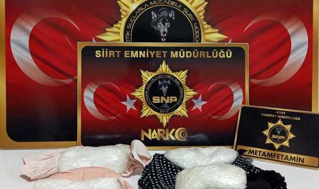 Siirt&#039;te metamfetamin ele geçirildi
