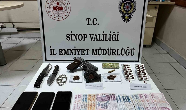 Sinop'ta uyuşturucu operasyonu: 2 tutuklama