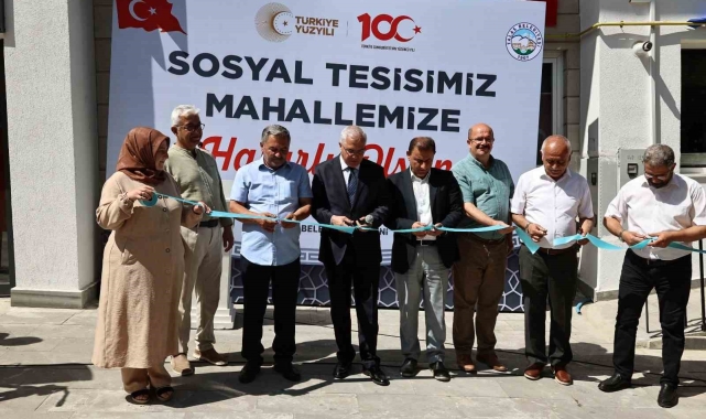 Talas Belediyesi'nden Reşadiye'ye sosyal tesis