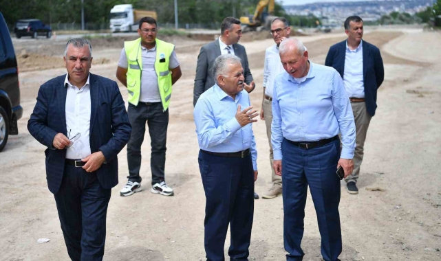 Talas Bulvarı ile Mehmet Özhaseki Bulvarı'nı birbirine bağlayacak ana arterde inceleme