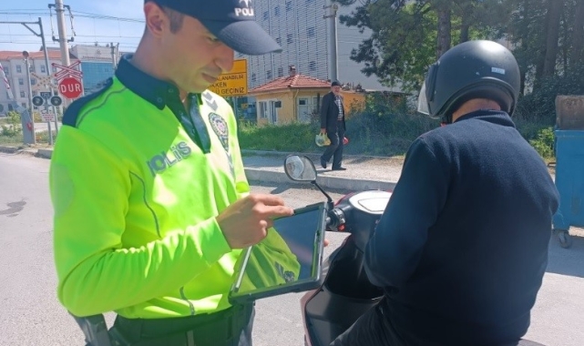 Tavşanlı'da motosiklet denetimleri arttı