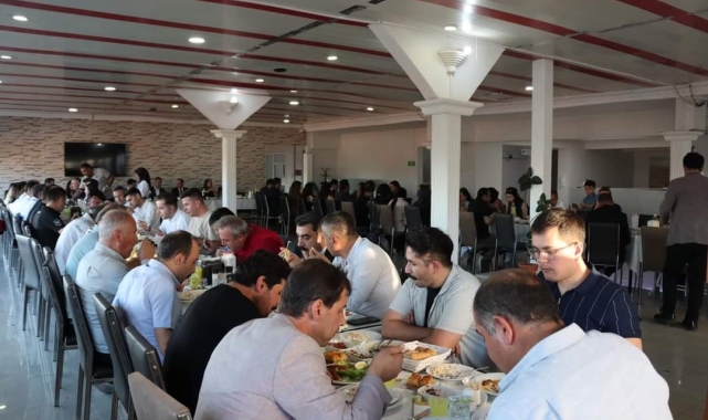 Tayin olan hakim ve savcılara veda yemeği