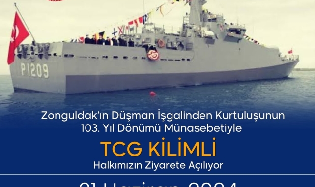 TCG Kilimli Zonguldak'ta ziyarete açılacak