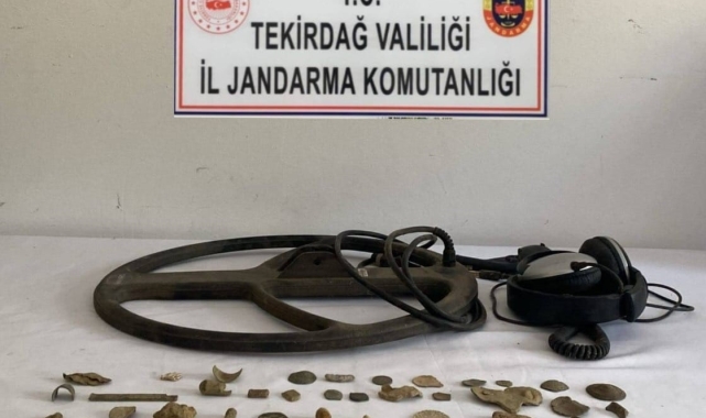 Tekirdağ'da tarihi eser kaçakçılarına operasyon: 2 gözaltı