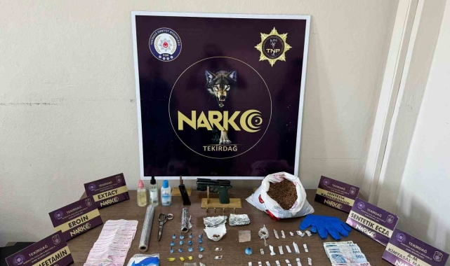 Tekirdağ'da uyuşturucu operasyonu