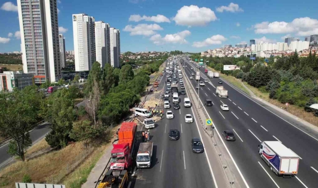 TEM Otoyolu'nda 15 araç birbirine girdi: 5 yaralı
