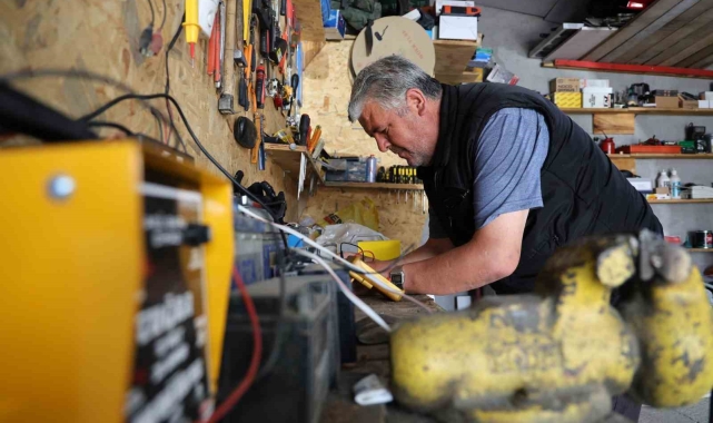 Terör gazisi teknolojik çalışmalarıyla dikkat çekiyor