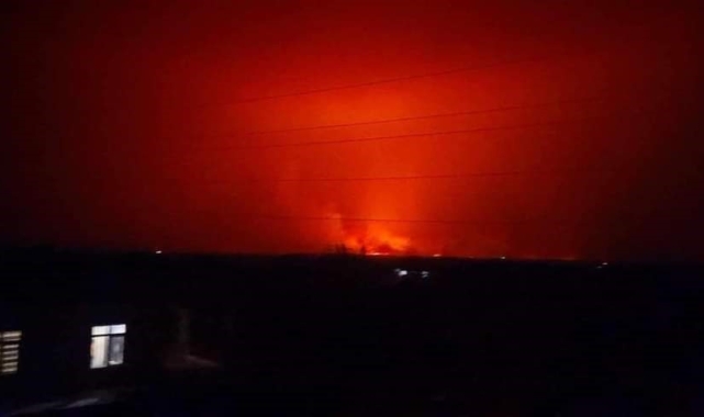 TİGEM arazisindeki büyük yangın kontrol altına alındı