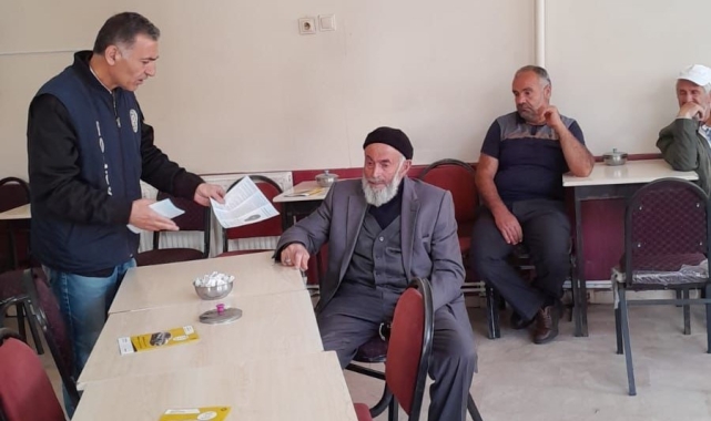 Tortum'da polisten vatandaşa uyarı