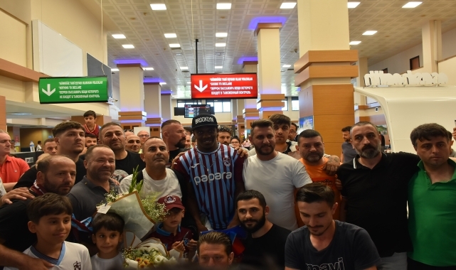 Trabzonspor'un transfer görüşmelerini sürdürdüğü Nwakaeme, Trabzon'a geldi