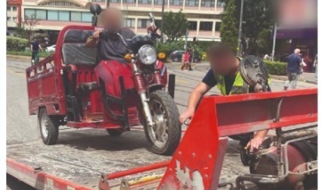Trafiğe kapalı alana giren 30 sürücüye işlem uygulandı