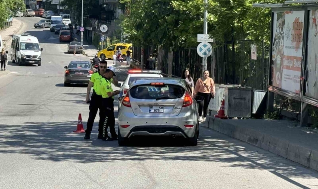 Trafik ekiplerinden sürücülere sıkı denetim