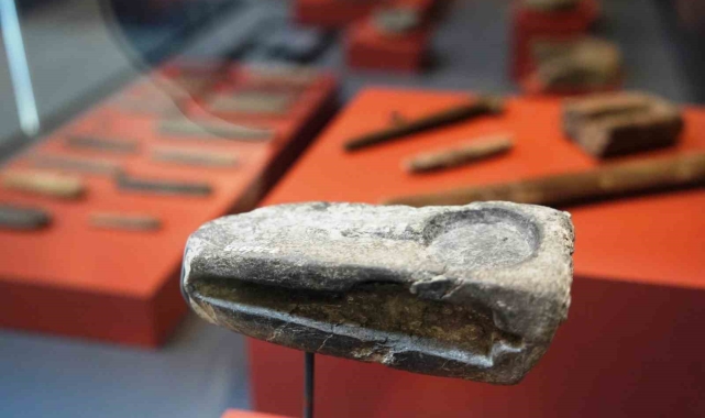 Tunç Çağı'na ait savaş ve avcılık malzemeleri Samsun Müzesinde sergileniyor