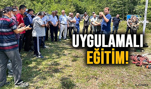 TÜRKELİ'DE YANGIN EĞİTİMİ SEFERBERLİĞİ!