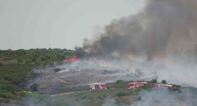 Tuzla'da Piyade Okulu içerisinde yangın