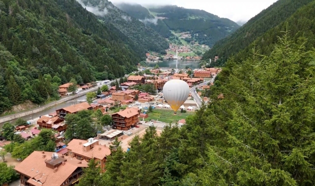 Uzungöl'ü balondan izleyecekler